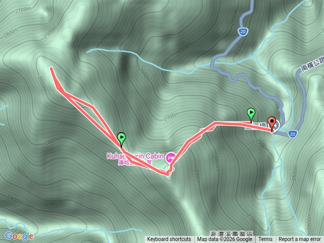 庫哈諾辛山百岳單攻預覽圖
