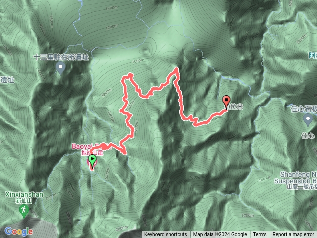 2023/03/07_八通關越道路(抱崖山屋~瓦拉米山屋)