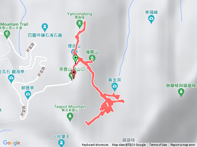 黃金洞黃金眼-哈巴狗岩煙囪稜