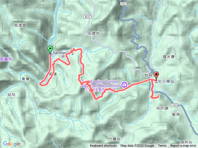 三貂嶺 - 夢幻瀑布 - 頂坑山 - 牡丹