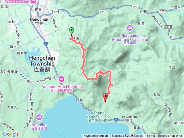 恆春大縱走:赤牛嶺.大山母山.大尖石山.小尖石山