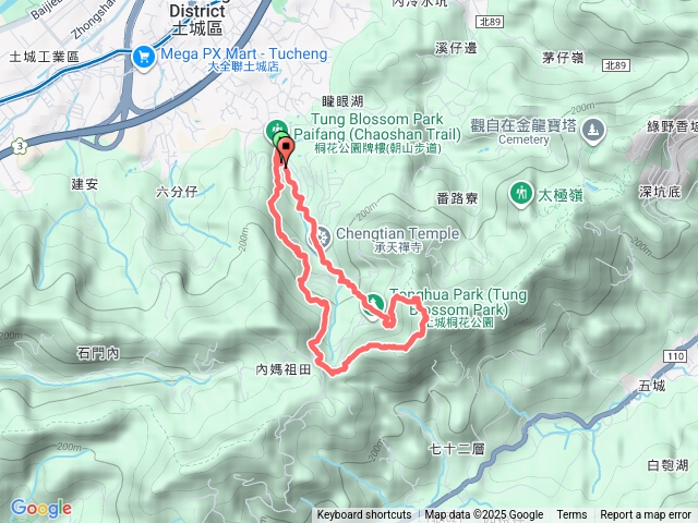 土城-天上山步道預覽圖