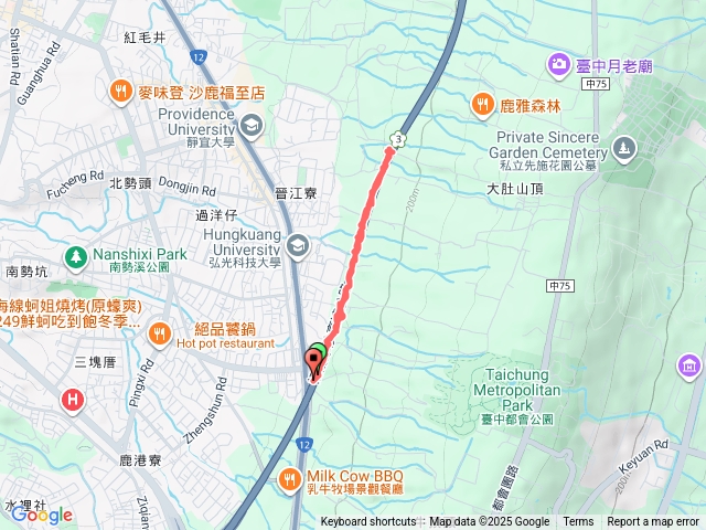 沙鹿休閒登山步道北線