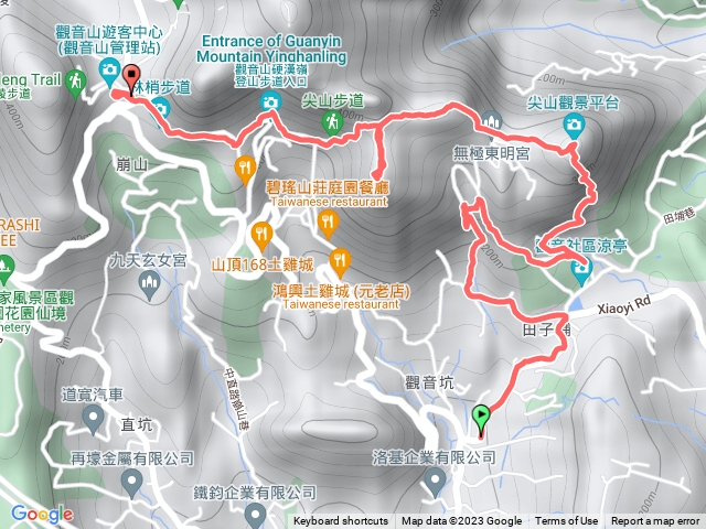 潮音洞、尖山、觀音山遊客中心