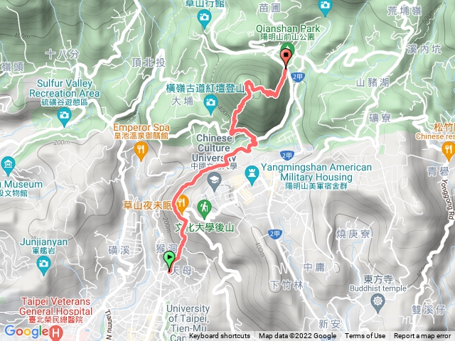 天母水管步道+紗帽山步道