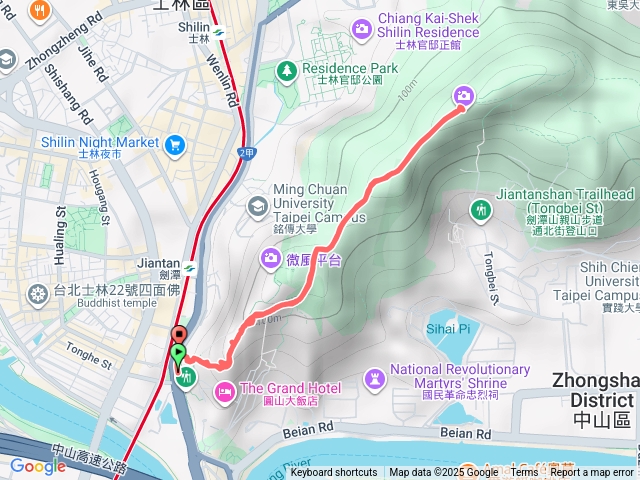 劍潭老地方來回2小時預覽圖