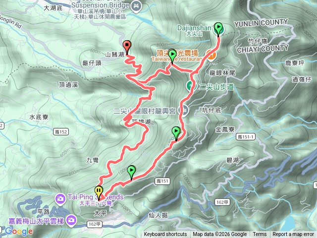 雲嘉五連峰（山豬湖上）預覽圖