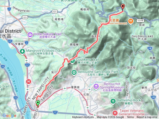 臺北大縱走第一段（微迷路版）預覽圖