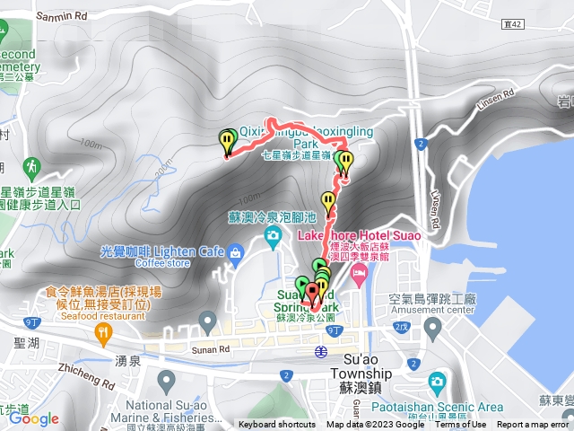 七星嶺步道（一星觀泉->七星嶺公園 折返）