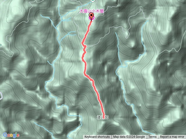大雪山-波津加山來回