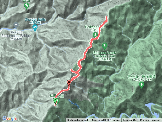 2022/6/5雪見大板根_北坑山、回程撿東洗水山