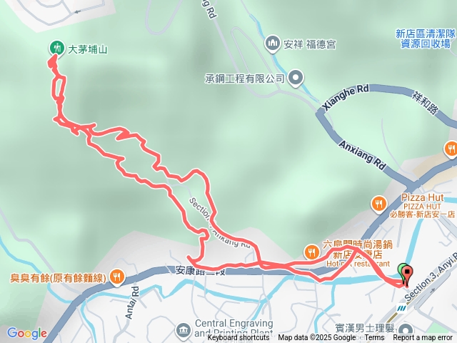 潤濟宮登山步道、大茅埔山