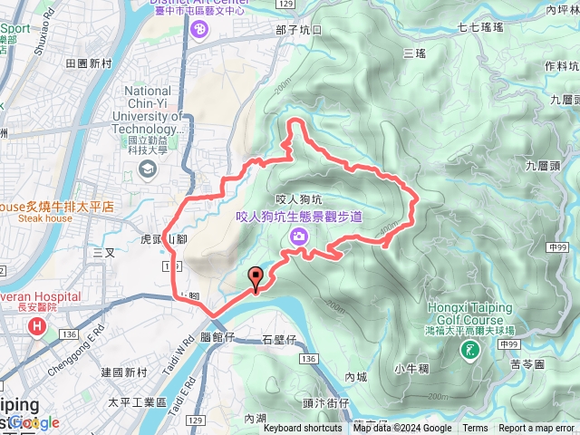 三汀山，咬人狗往老鼠崎環狀線