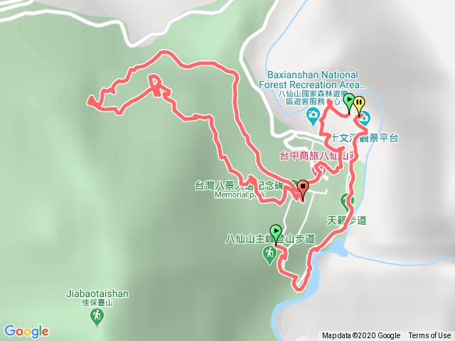 八仙山森林遊樂區-最外圈