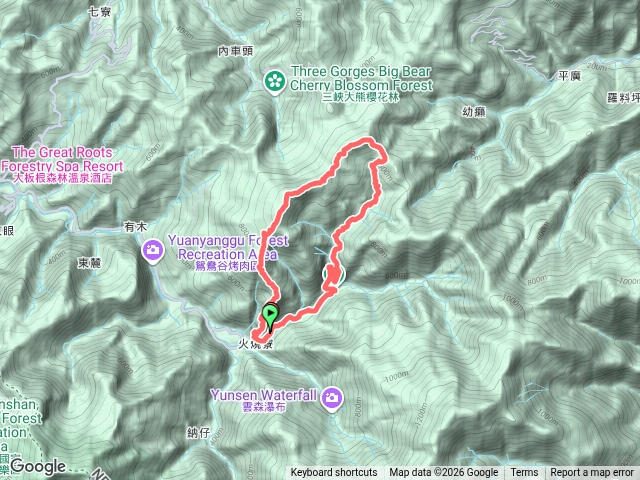 火燒寮山蚋仔尖熊空山竹坑山O型預覽圖