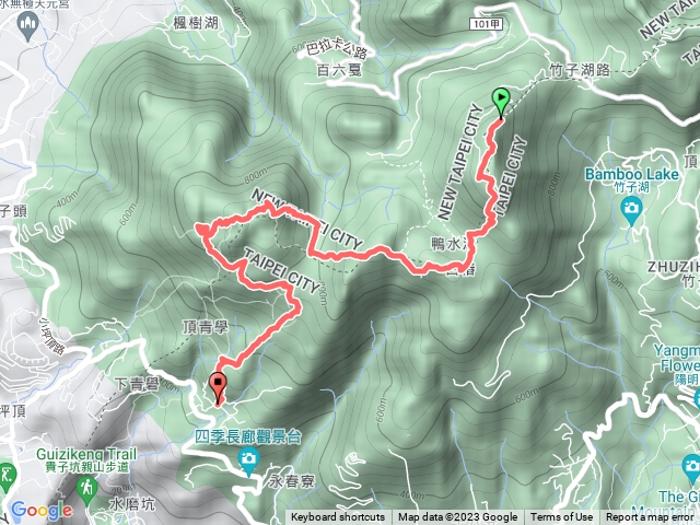 向天山面天山大屯山