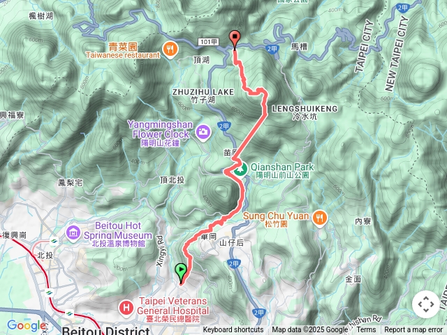 天母古道到七星下竹子湖