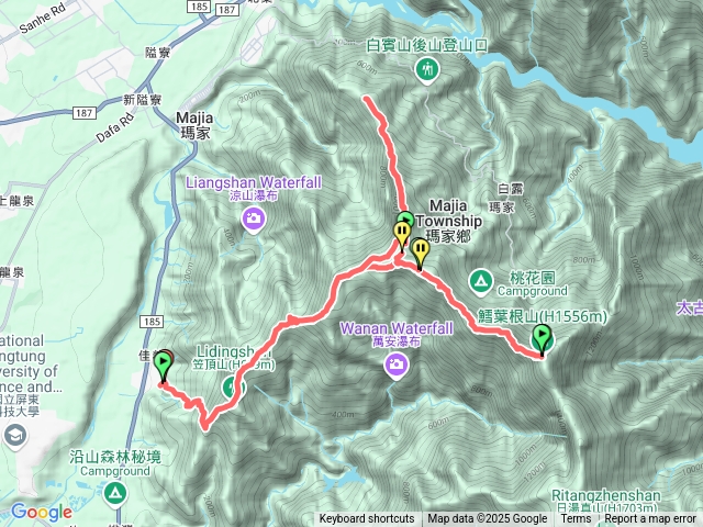 鱈葉根山+瑪家三兄妹  瑪家七連峰 來回縱走（含真笠山東北峰、東南峰、西南峰）