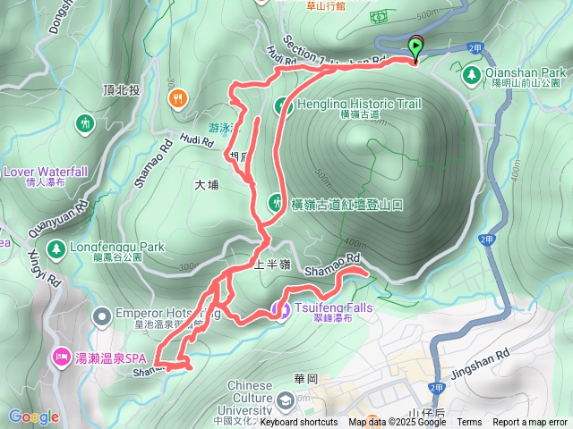 總站-橫嶺-半嶺-松溪-梅樹湖-湖山-總站