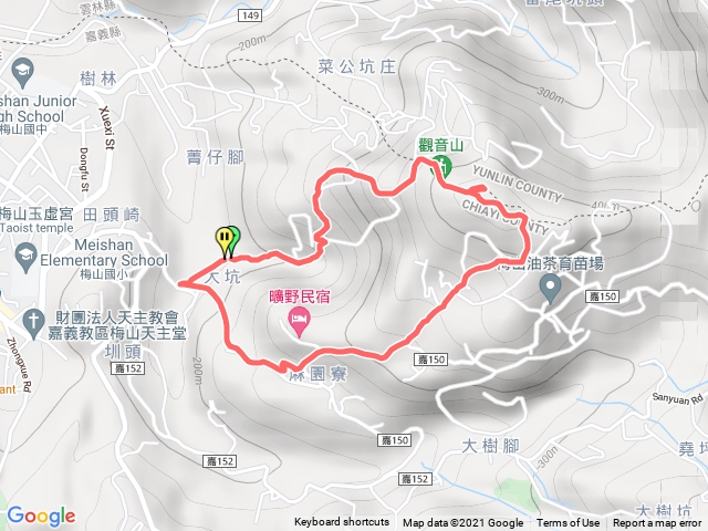 圳北步道-觀音山三角點-麻園寮山（o型）