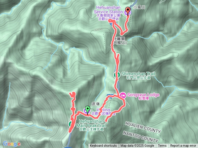 合歡主峰+合歡東峰+石門山預覽圖