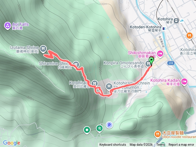 20260130 香川金刀比羅宮/奧社來回