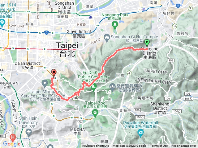 2023年臺北大縱走：尋寶任務臺北大縱走第六段：中華科大至捷運麟光站20230312135537