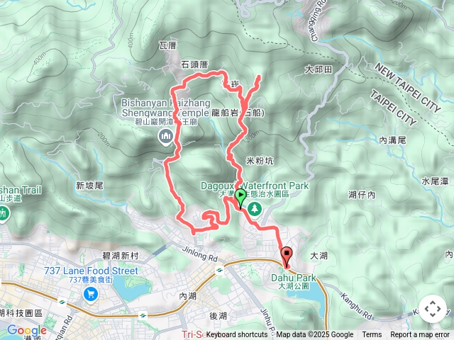 開眼山龍船岩超難走步道