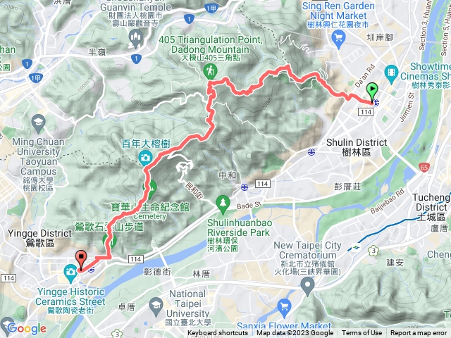 大同山-青龍嶺-大棟山-鶯歌石