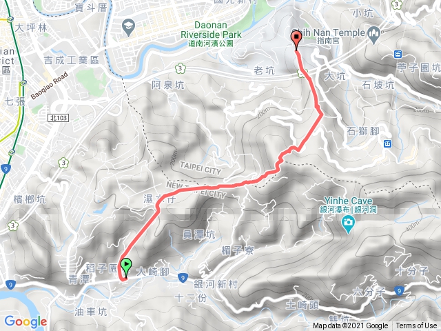 大香山慈音巖到樟山寺