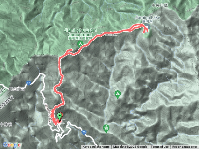 三叉山-嘉明湖-向陽北峰-向陽山