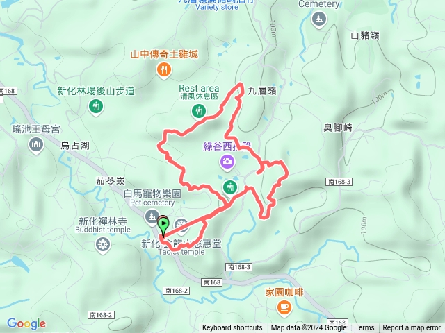 中興大學後山白馬寺林道