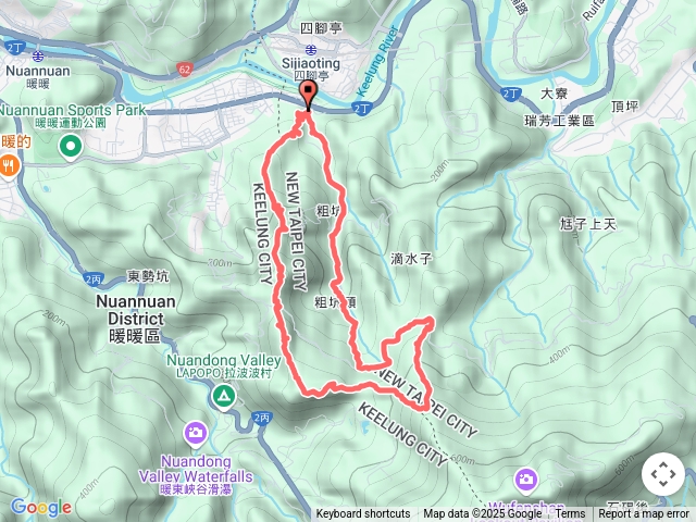 四腳亭車站-碇內尖砲台-龍門山-粗坑口步道-四腳亭車站環走（台北天際線非原版支線）