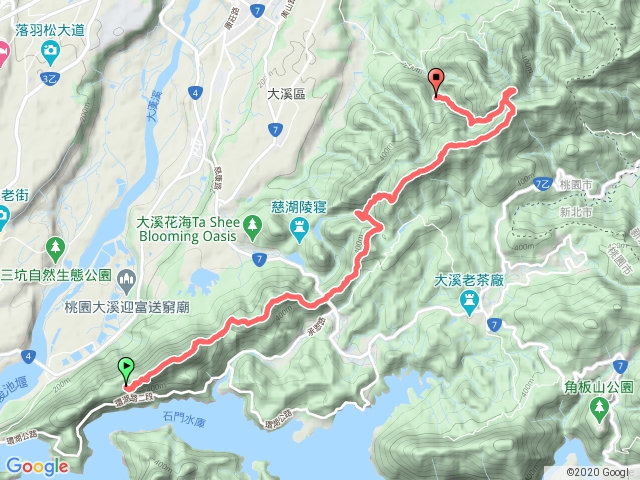 桃園溪州山--金面山縱走