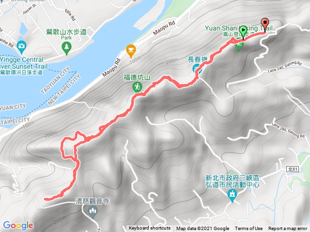 鳶山→五十分山