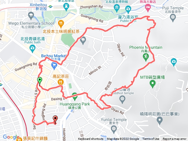 丹鳳山-大興街至熱海大飯店
