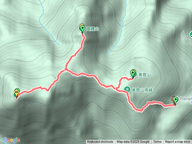 拔刀爾山高腰山美鹿山