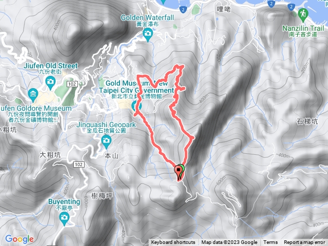 半屏山、茶壺山（2M走山）