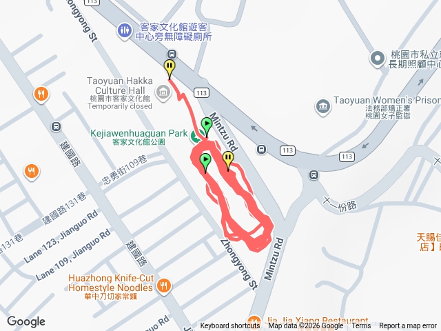 客家文化館公園慢跑