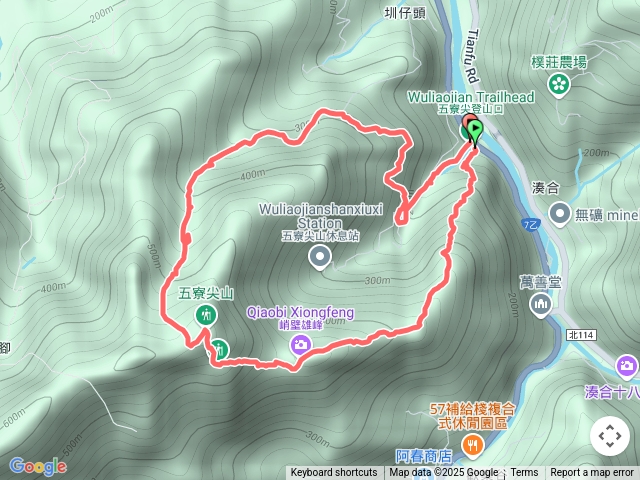五寮尖10號下竹林困難路線