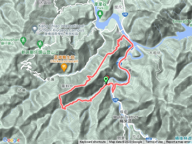 紅河谷上向天湖山