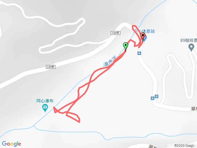 草嶺同心圓瀑布步道