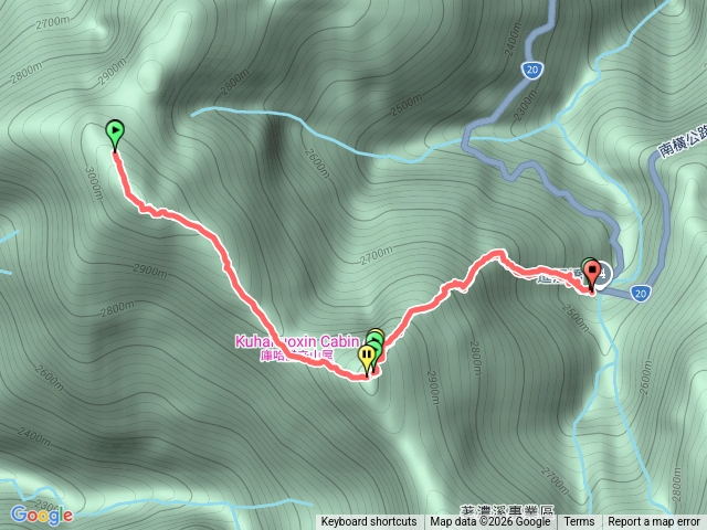 庫哈諾辛山登山步道預覽圖