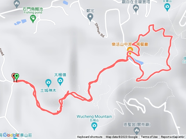 70號登山口-直上山中湖-文筆山登山口繞湖一大圈回山中湖-原路折返回70號登山口