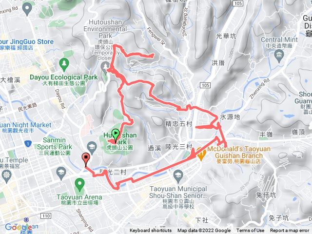 虎頭山及南崁自行車道