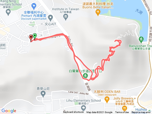 白鷺鷥山健走