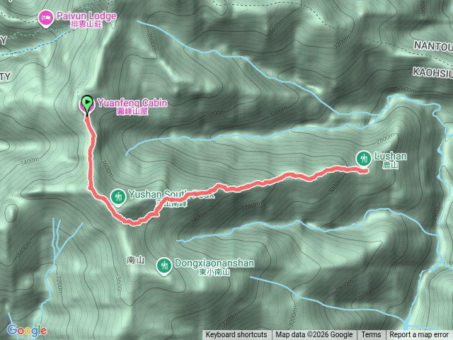 玉山後四峰三日 D2 圓峰山屋-鹿山預覽圖