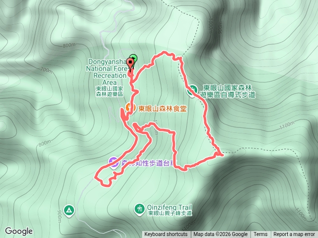 東眼山自導式步道+森林知性步道預覽圖