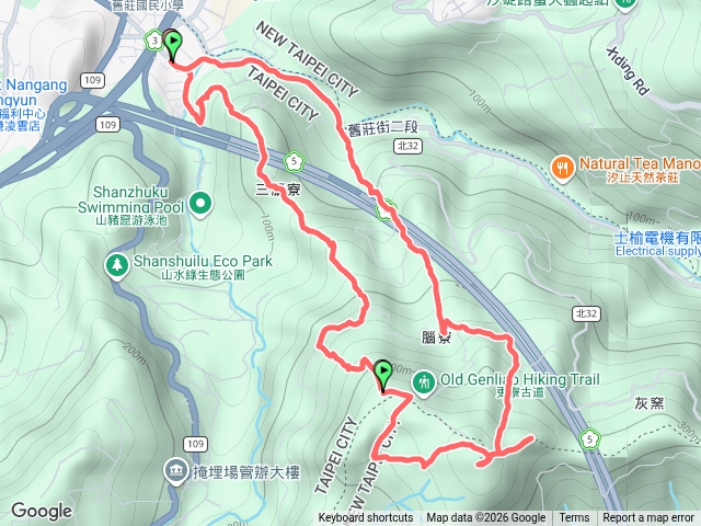 山豬淚湖、山豬窟尖、山豬窟尖西北峰、更腳寮山、大豐山、土庫岳主峰、東峰預覽圖