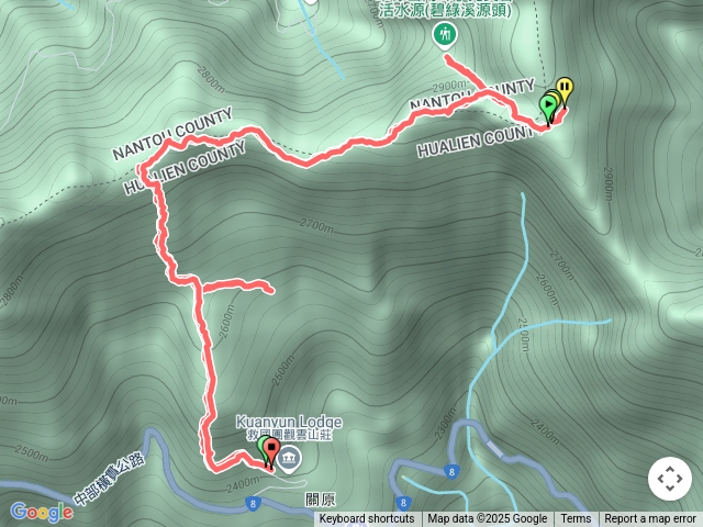 觀雲山莊-小完美谷來回